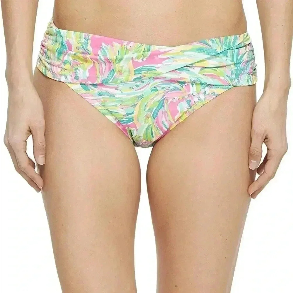 Shady Lady bikini bottoms Lagoon Sarong NWT1